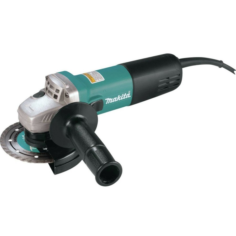 Power Tools Makita Angle Grinders | Factory Reconditioned Makita 9557Nb-R 7.5 Amp 4-1/2 In. Slide Switch Ac/Dc Angle Grinder