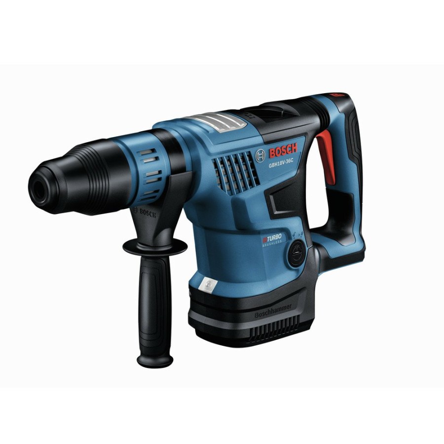 Power Tools Bosch Rotary Hammers | Bosch Gbh18V-36Cn 18V Profactor Brushless Connected-Ready Sds-Max Lithium-Ion 1-9/16 In. Cordless Rotary Hammer (Tool Only)