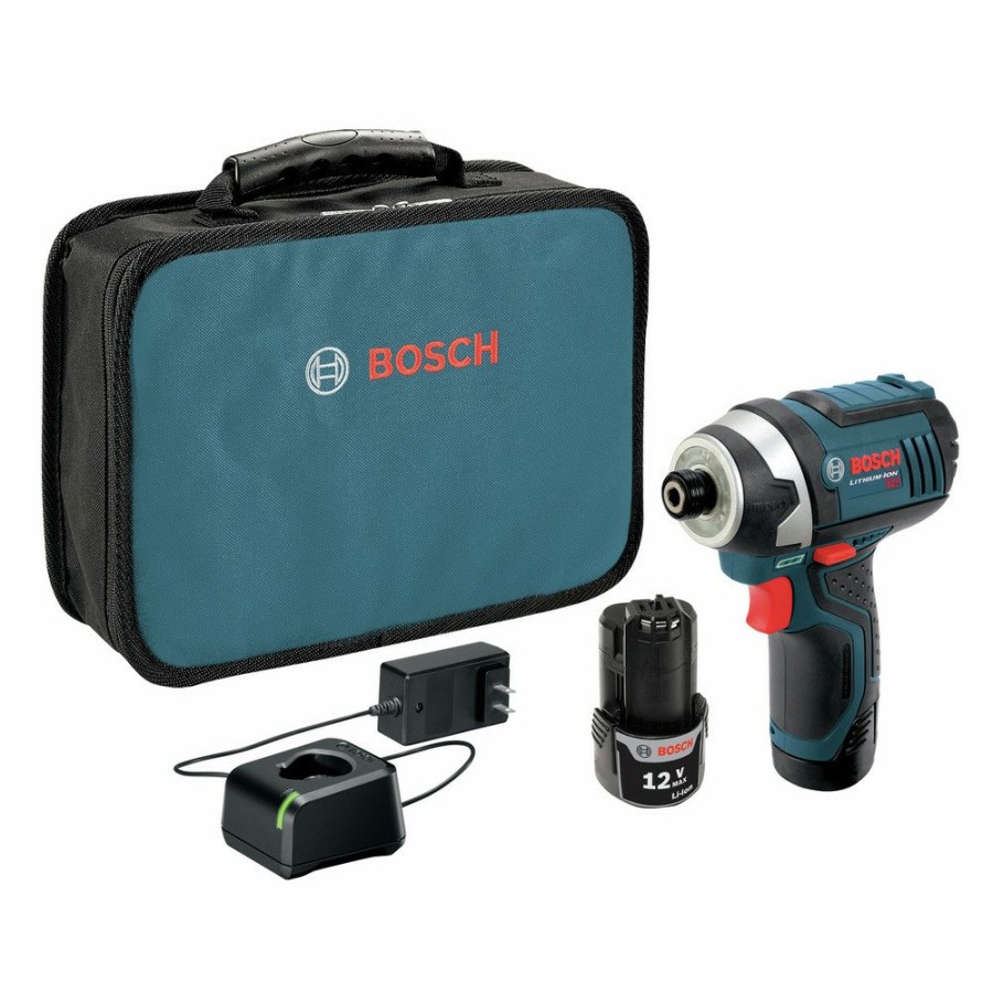 Power Tools Bosch Impact Drivers | Factory Reconditioned Bosch Ps41-2A-Rt 12V Max Lithium-Ion Impact Driver