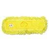 Facility Maintenance & Supplies Rubbermaid Commercial Cleaning Tools | Rubbermaid Commercial Fgj15300Yl00 24 In. Trapper Commercial Looped-End Launderable Dust Mop - Yellow