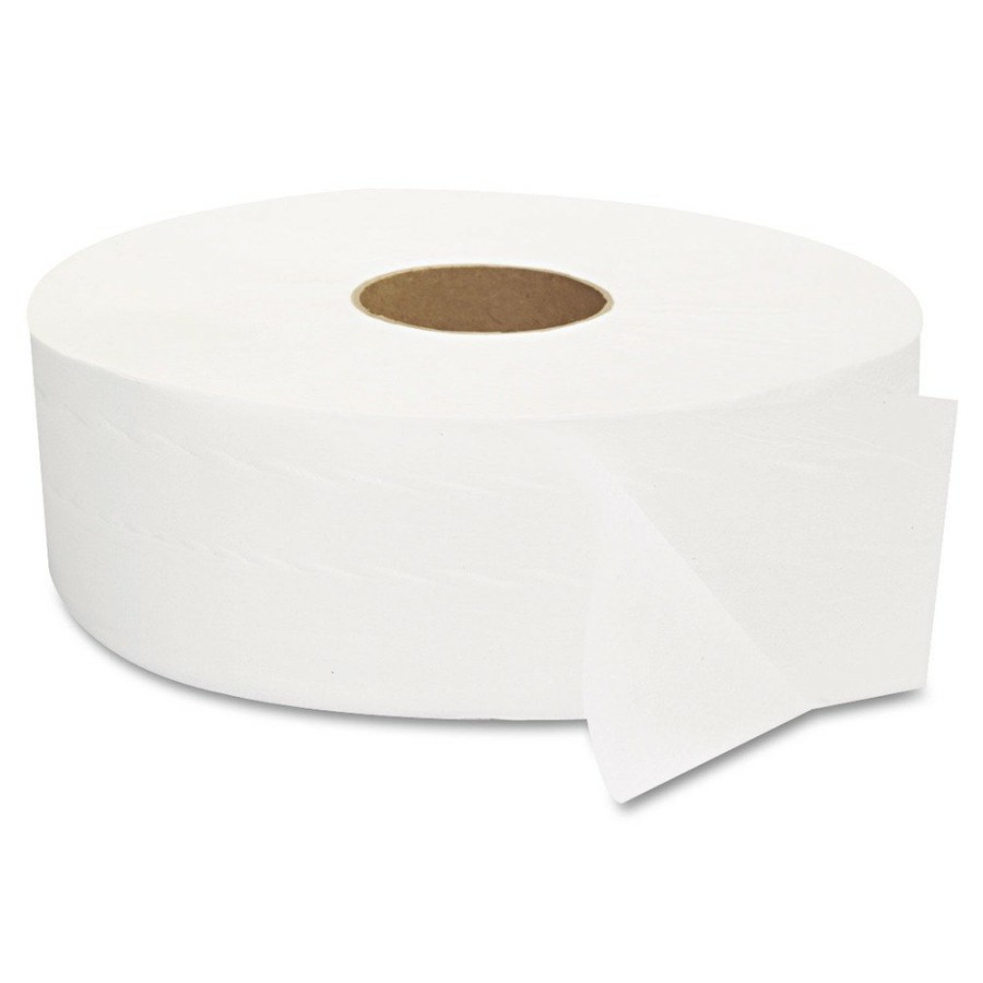 Facility Maintenance & Supplies GEN | Gen G1513 3.3 In. X 1375 Ft. 2-Ply Jrt Septic Safe Jumbo Bath Tissue - White (6/Carton)