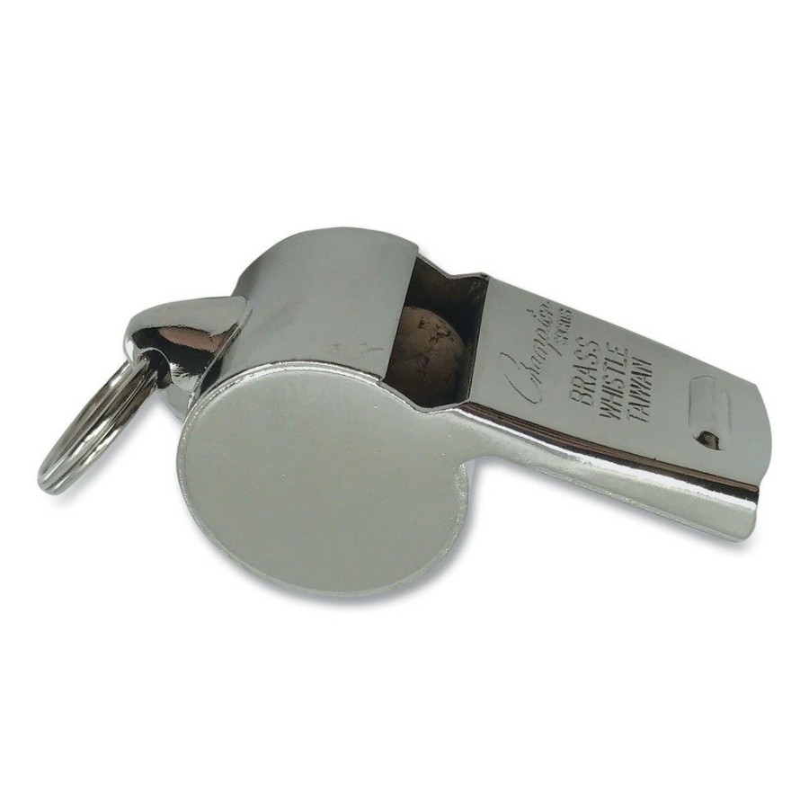 Outdoor Champion Sports | Champion Sports 401 Heavy Weight Metal Sports Whistle - Silver (1 Dozen)