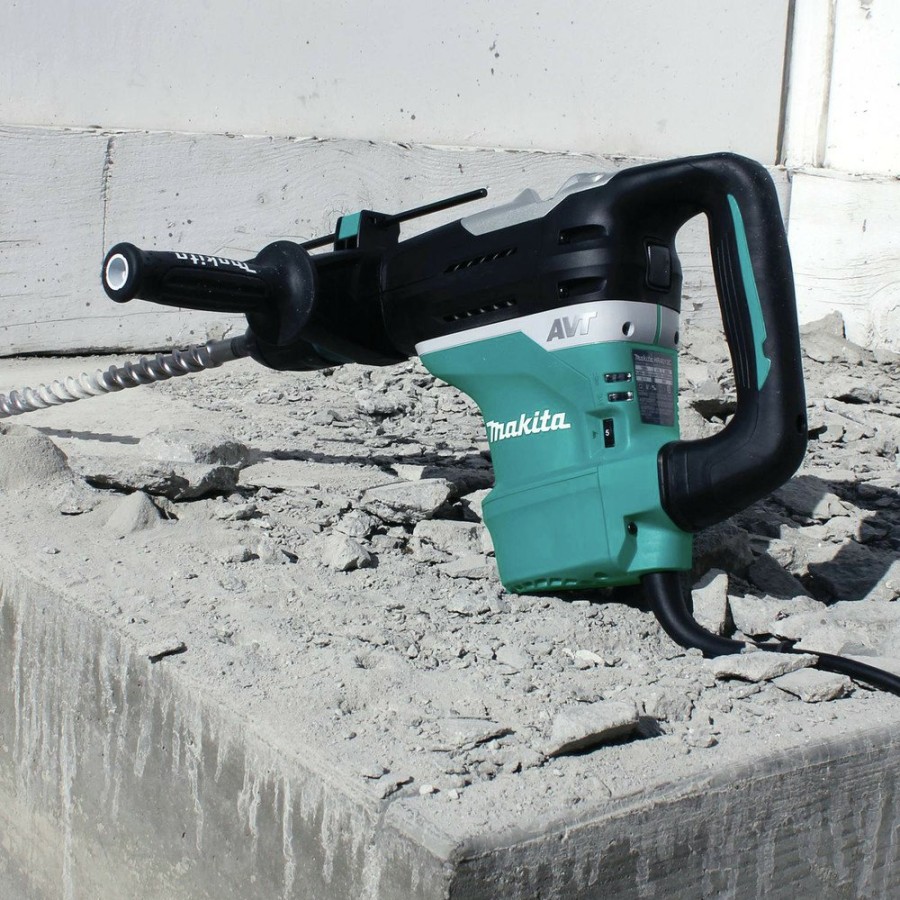 Power Tools Makita Rotary Hammers | Factory Reconditioned Makita Hr4013C-R 1-9/16 In. Avt Sds-Max Rotary Hammer