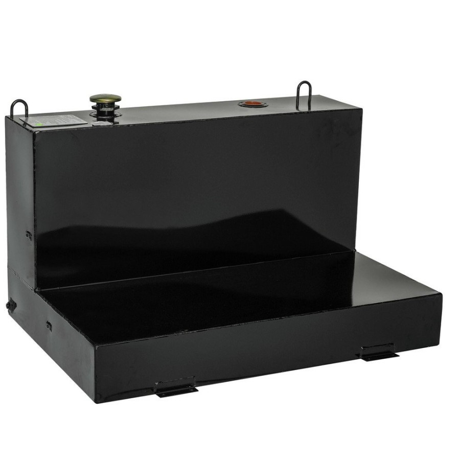 Automotive JOBOX | Jobox 488002 76 Gallon Low-Profile L-Shaped Steel Liquid Transfer Tank - Black