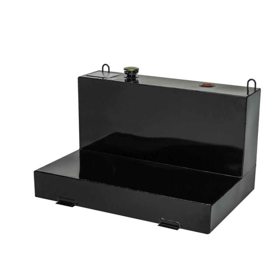 Automotive JOBOX | Jobox 488002 76 Gallon Low-Profile L-Shaped Steel Liquid Transfer Tank - Black