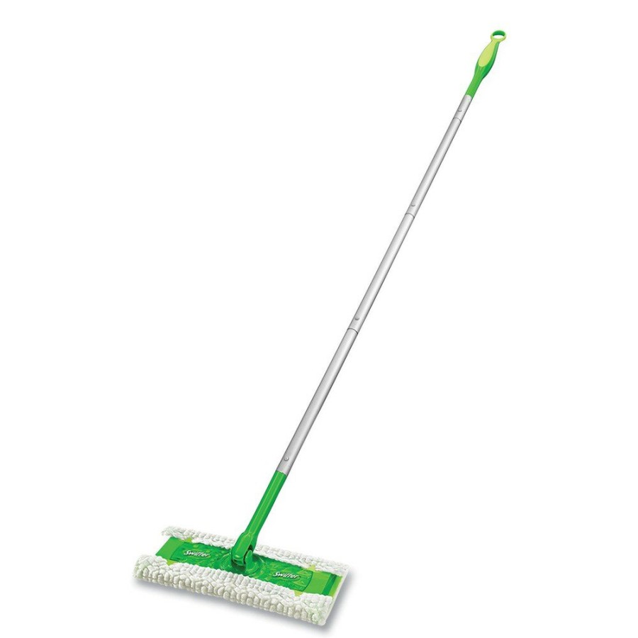 Facility Maintenance & Supplies Swiffer Cleaning Tools | Swiffer 09060Ea 46 In. Sweeper Mop - Green/Silver/White