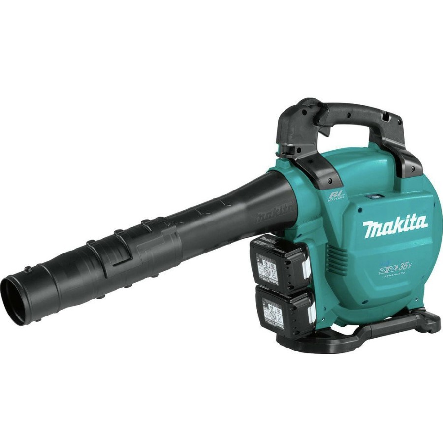 Outdoor Power Tools & Equipment Makita Handheld Blowers | Makita Xbu04Pt 18V X2 (36V) Lxt Brushless Lithium-Ion Cordless Blower Kit (5 Ah)