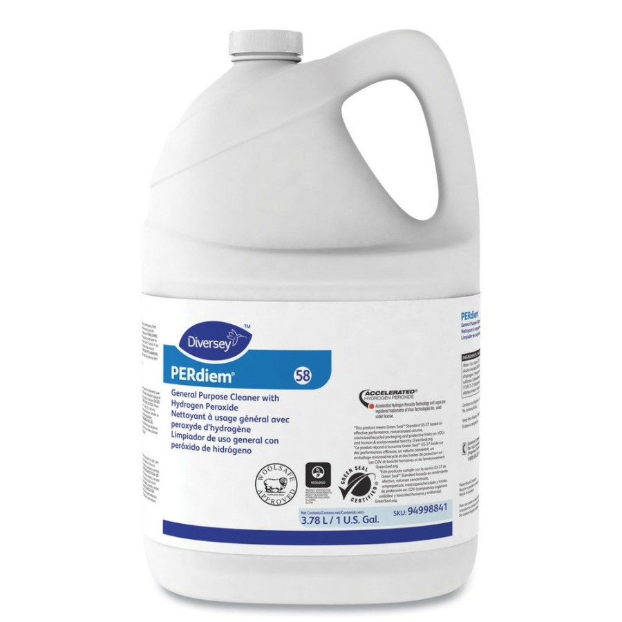 Facility Maintenance & Supplies Diversey Care Cleaners | Diversey Care 94998841 Hydrogen Peroxide 1 Gallon Bottle Perdiem Concentrated General Purpose Cleaner (4/Carton)