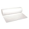 Facility Maintenance & Supplies Boardwalk | Boardwalk H8046Hwkr01 Low-Density 45 Gallon 0.6 Mil 40 In. X 46 In. Waste Can Liners - White (25 Bags/Roll, 4 Rolls/Carton)