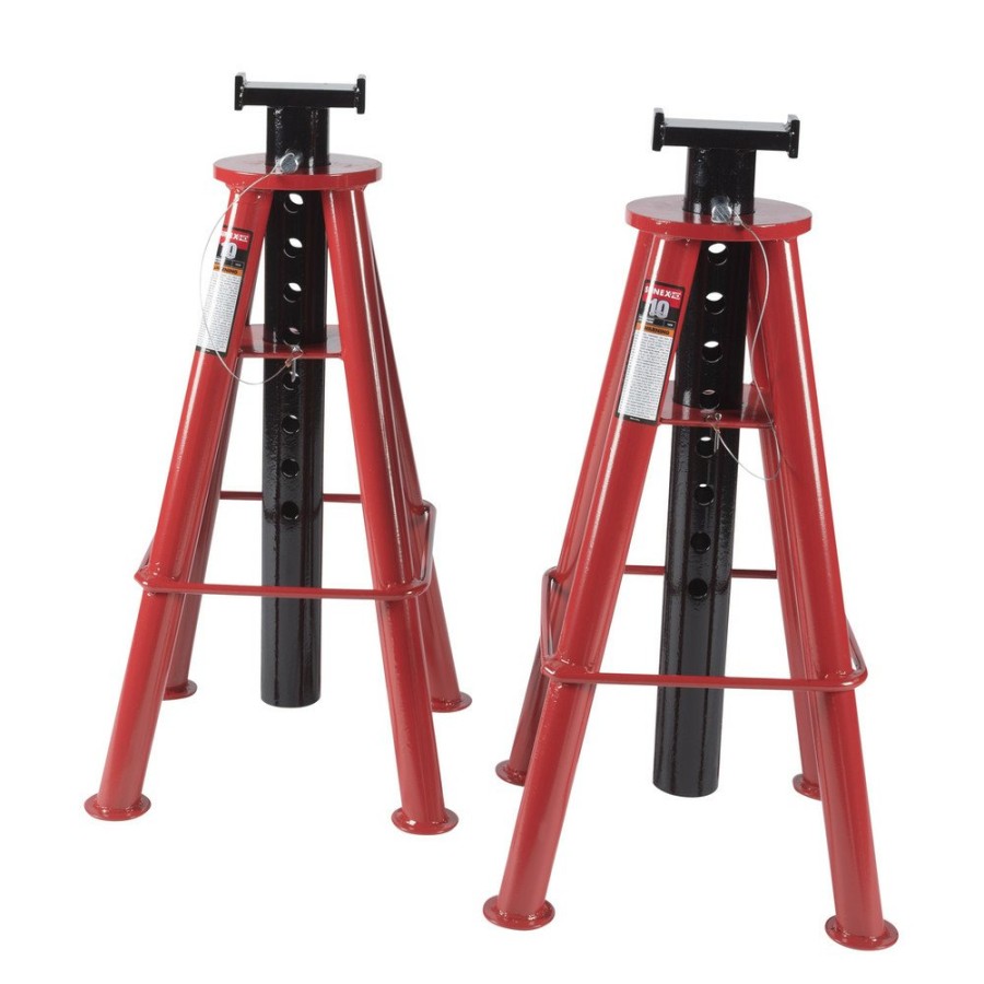 Automotive Sunex Jack Stands | Sunex 1410 10 Ton High Height Pin Type Jack Stands (Pair)