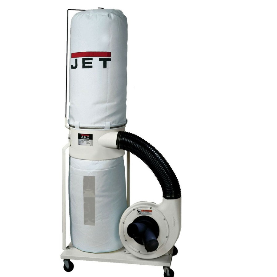 Woodworking Tools JET Dust Collectors | Jet Dc-1200Vx-Bk1 Vortex 230V 2Hp Single-Phase Dust Collector With 30-Micron Bag Filter Kit