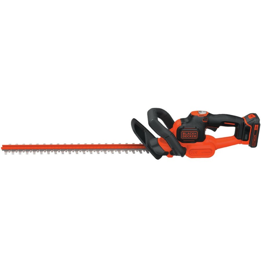 Outdoor Power Tools & Equipment Black & Decker Hedge Trimmers | Black & Decker Lht321 20V Max Powercommand Lithium-Ion 22 In. Cordless Hedge Trimmer Kit (1.5 Ah)