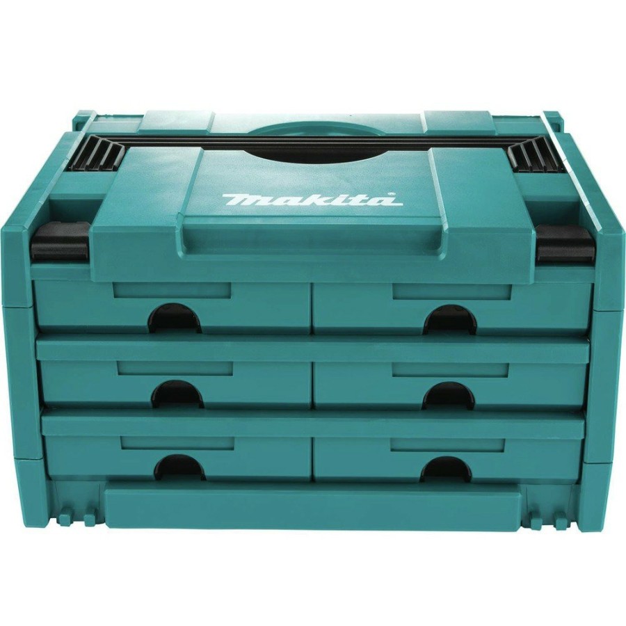 Tool Storage Makita | Makita P-84333 Makpac 6 Drawers 8-1/2 In. X 15-1/2 In. X 11-5/8 In. Interlocking Case