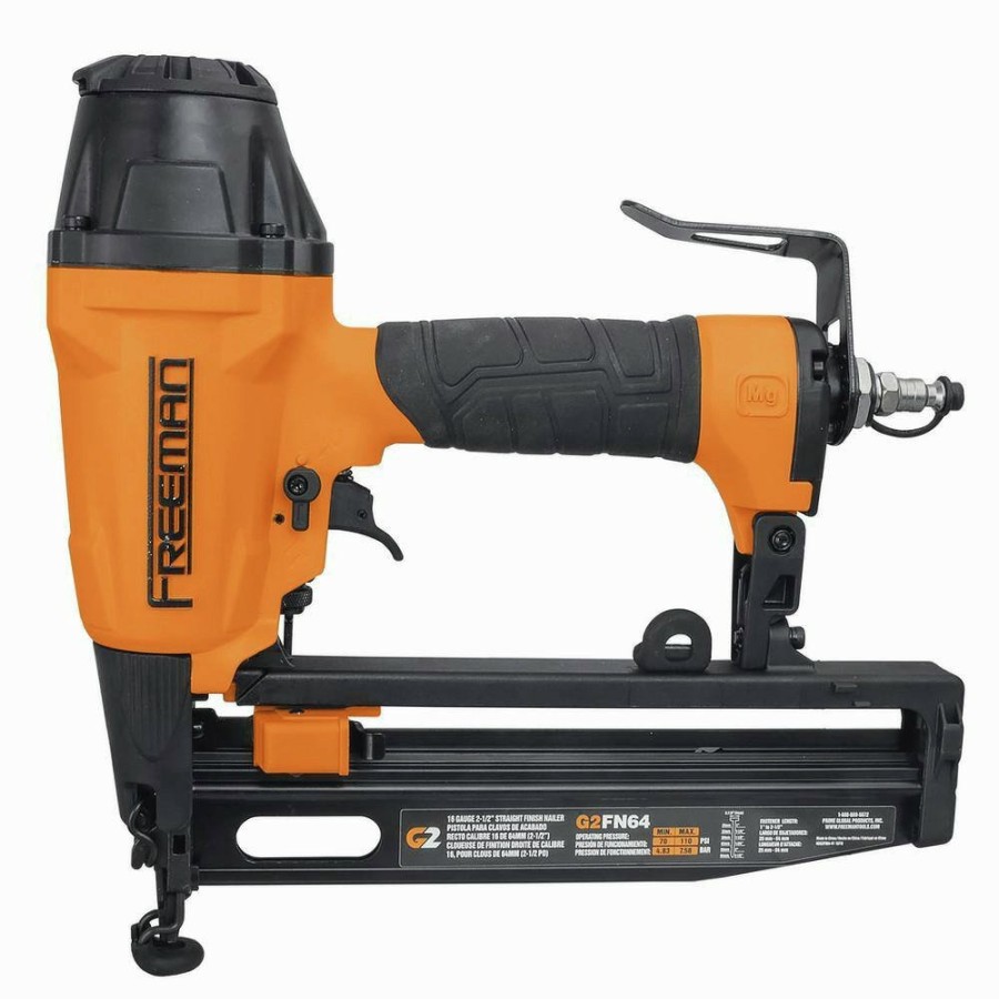 Air Tools And Equipment Freeman Nail Guns | Freeman G2Fn64 2Nd Generation 16 Gauge 2-1/2 In. Pneumatic Straight Finish Nailer