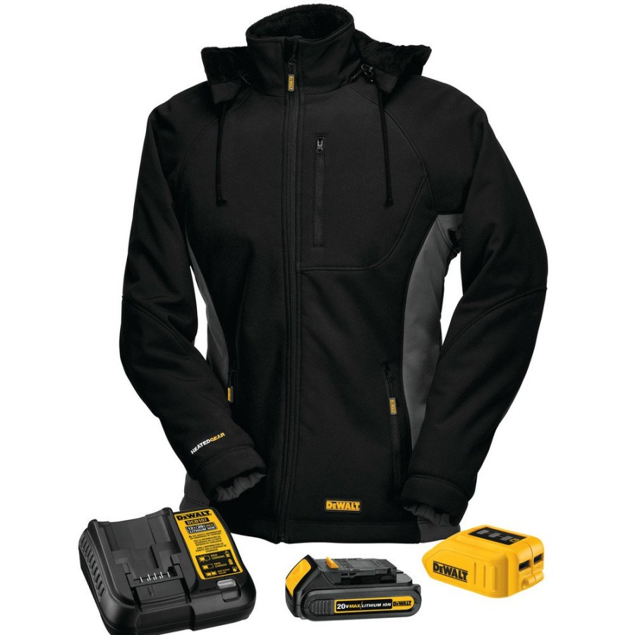 Clothing And Gear Dewalt Heated Jackets | Dewalt Dchj066C1-L 20V Max Li-Ion Women'S Heated Jacket Kit - Large