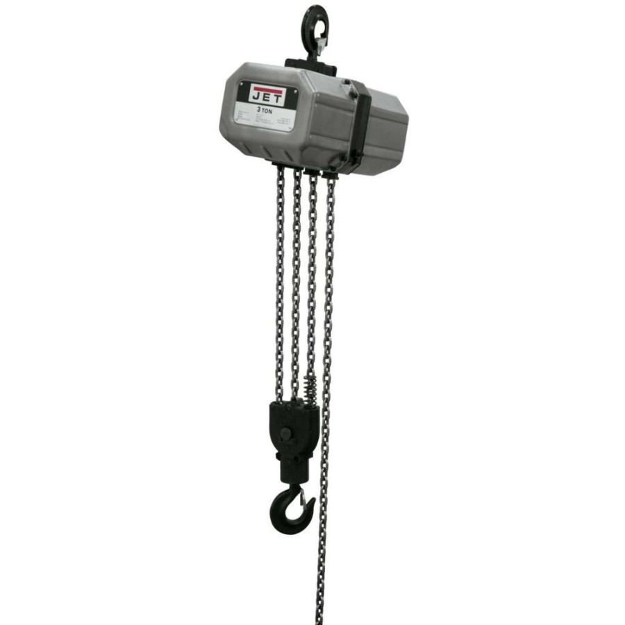 Material Handling JET | Jet 3Ss-1C-15 230V Ssc Series 6.6 Speed 3 Ton 15 Ft. Lift 1-Phase Electric Chain Hoist