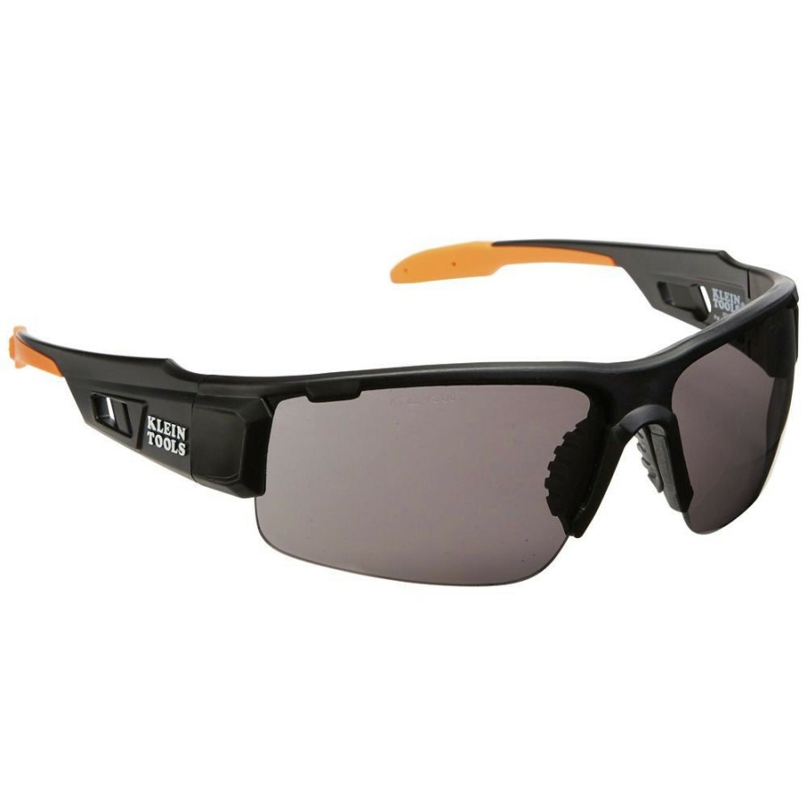 Safety Equipment Klein Tools Safety Glasses | Klein Tools 60162 Professional Semi Frame Safety Glasses - Gray Lens