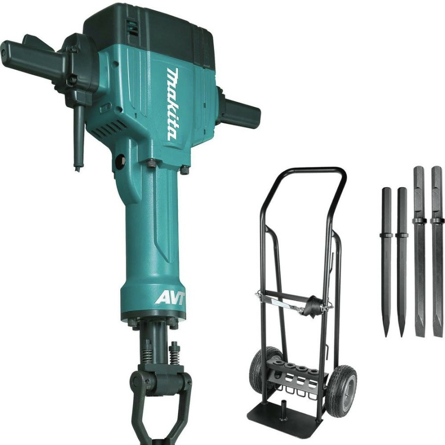 Power Tools Makita Demolition Hammers | Makita Hm1810X3 70 Lb. Avt Breaker Hammer