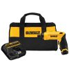 Power Tools Dewalt Electric Screwdrivers | Dewalt Dcf680N1 8V Max Brushed Lithium-Ion Cordless Gyroscopic Screwdriver Kit