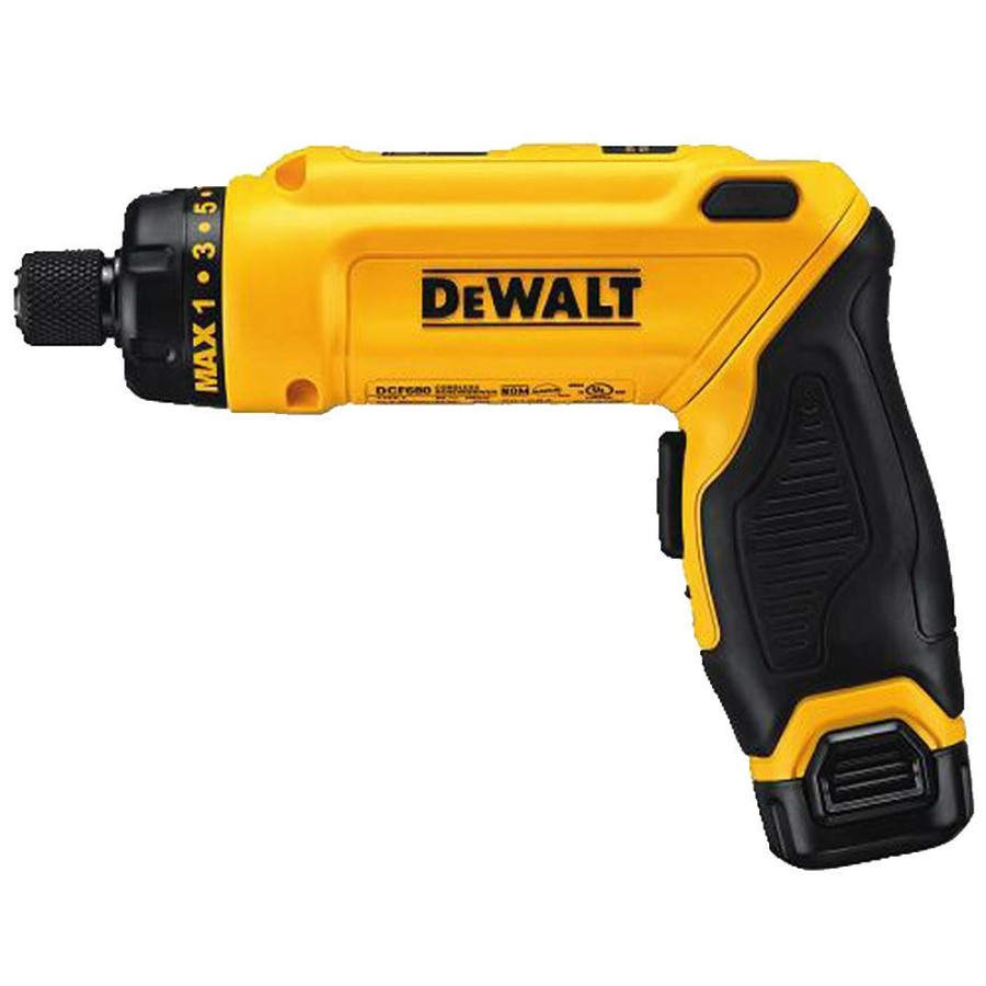 Power Tools Dewalt Electric Screwdrivers | Dewalt Dcf680N1 8V Max Brushed Lithium-Ion Cordless Gyroscopic Screwdriver Kit