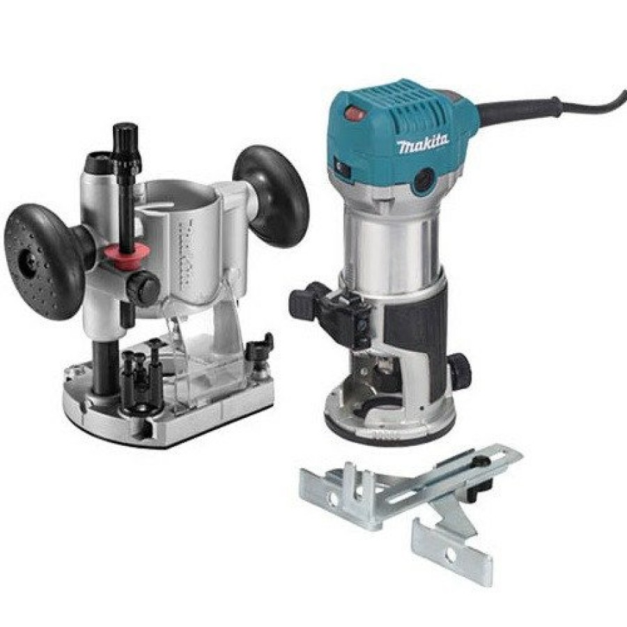 Power Tools Makita Compact Routers | Makita Rt0701Cx7 1-1/4 Hp Compact Router Kit