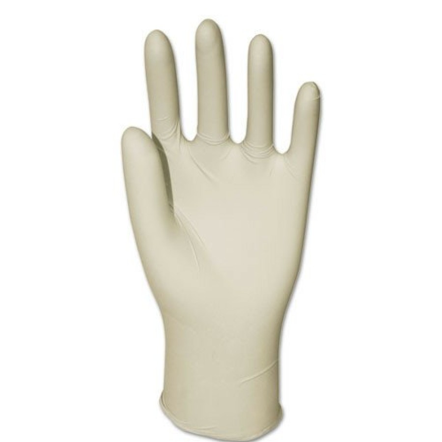 Facility Maintenance & Supplies Boardwalk Gloves | Boardwalk Bwk345Mct General Purpose 4.4 Mil Powder-Free Latex Gloves - Medium, Natural (1000/Carton)