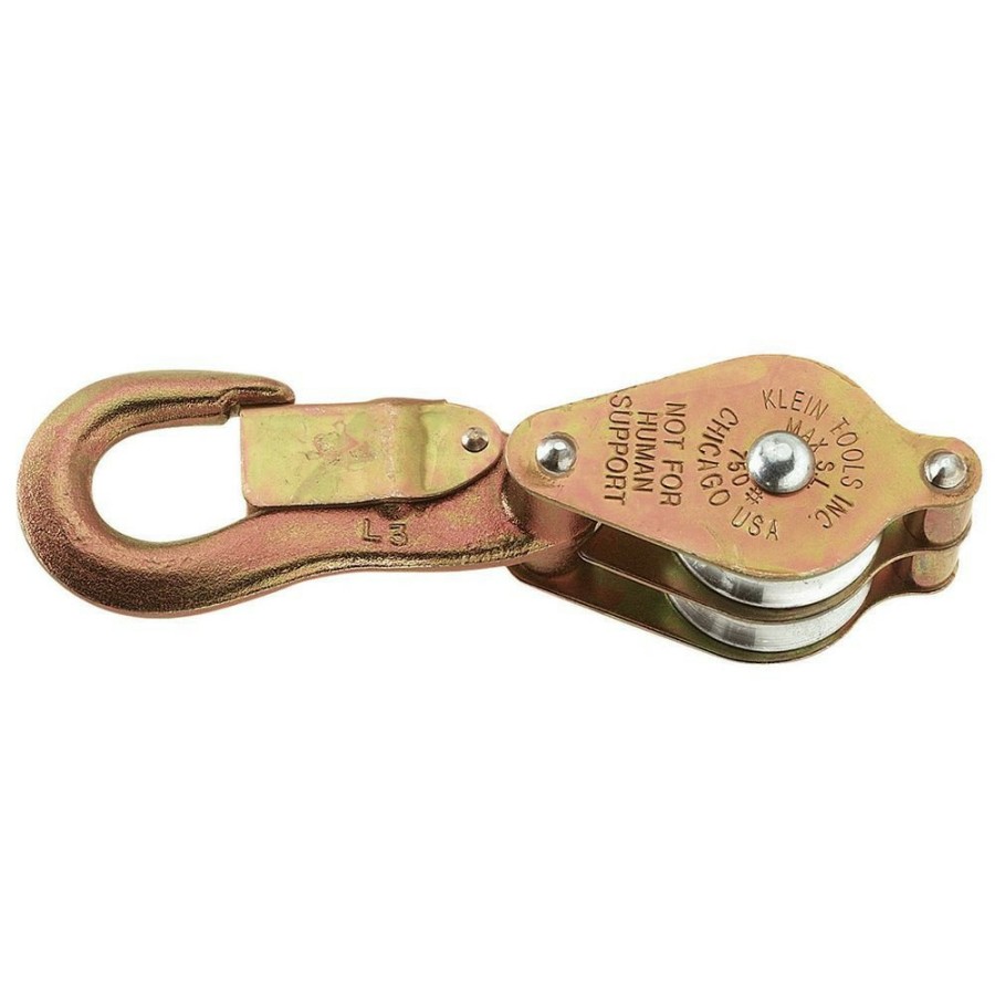 Material Handling Klein Tools | Klein Tools 267 Self-Locking Block Without Rope And Hook