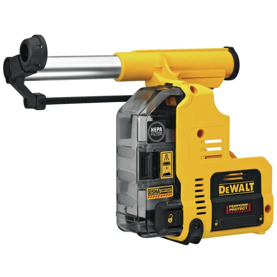 Concrete Tools Dewalt | Dewalt Dwh303Dh Onboard Dust Extractor For 1 In. Sds Plus Hammers