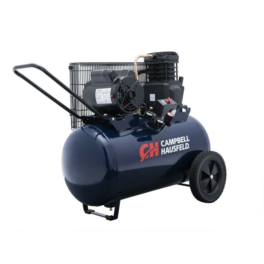 Air Tools And Equipment Campbell Hausfeld Portable Air Compressors | Campbell Hausfeld Vt6290 2.0 Hp 20 Gallon Oil-Lube Wheeled Horizontal Air Compressor