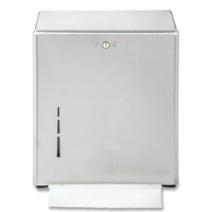 Facility Maintenance & Supplies San Jamar | San Jamar T1900Ss 11.38 In. X 4 In. X 14.75 In. C-Fold/Multifold Towel Dispenser - Stainless Steel