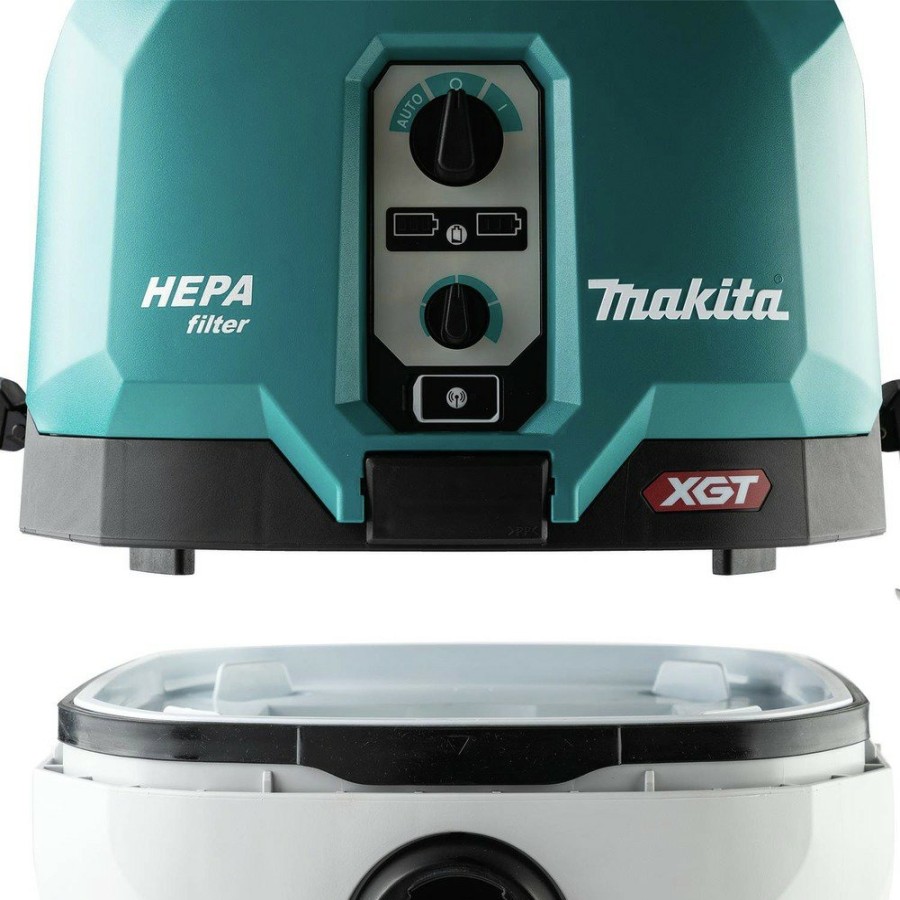 Woodworking Tools Makita Dust Collectors | Makita Gcv04Zux 40V Max Xgt Brushless Lithium-Ion 4 Gallon Cordless Hepa Filter Aws Dry Dust Extractor (Tool Only)