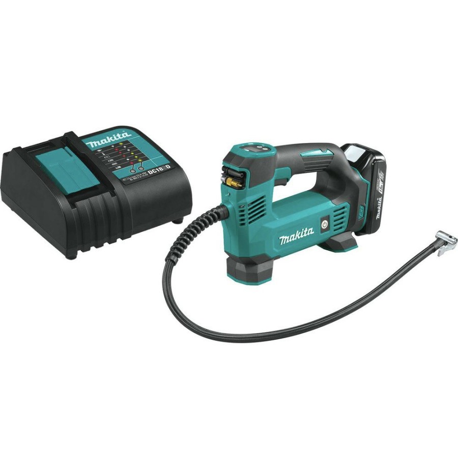 Air Tools And Equipment Makita | Makita Dmp180Syx 18V Lxt Lithium-Ion Cordless Inflator Kit (1.5 Ah)