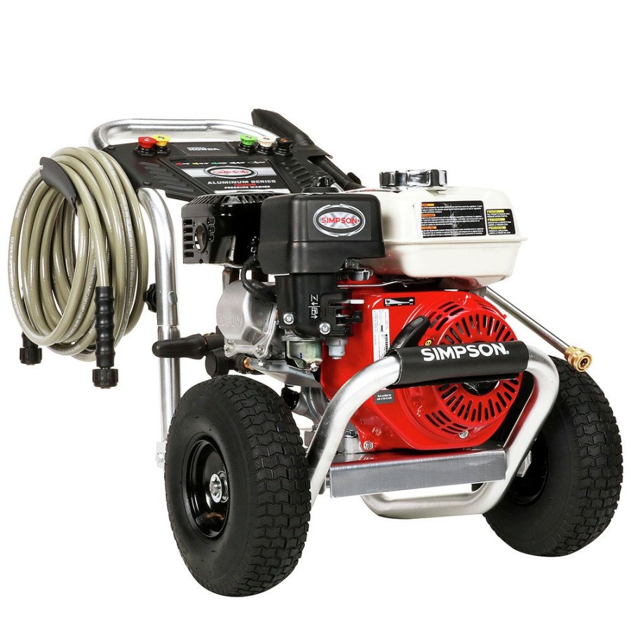 Outdoor Power Tools & Equipment Simpson | Simpson 60689 Aluminum 3600 Psi 2.5 Gpm Professional Gas Pressure Washer With Aaa Triplex Pump