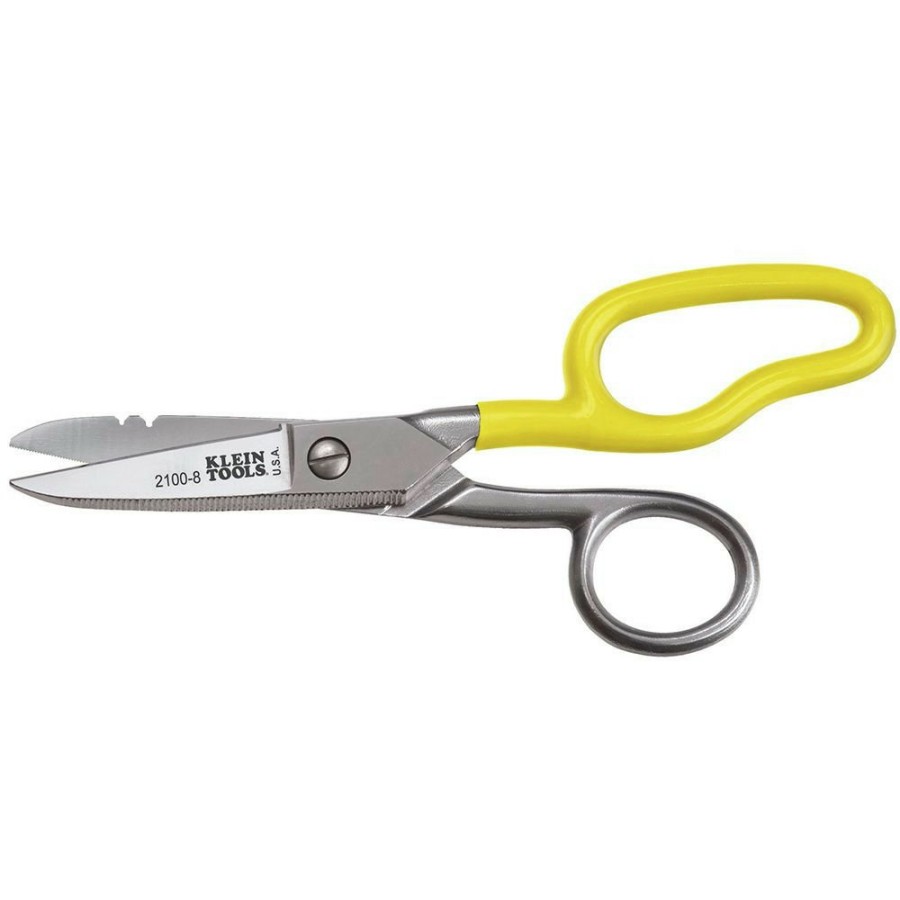 Hand Tools Klein Tools Snips | Klein Tools 2100-8 Free-Fall Stainless Steel Snips