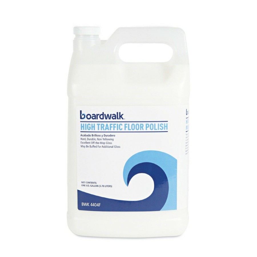 Facility Maintenance & Supplies Boardwalk Cleaners | Boardwalk Bwk4404Fea 1 Gallon Bottle High Traffic Floor Polish