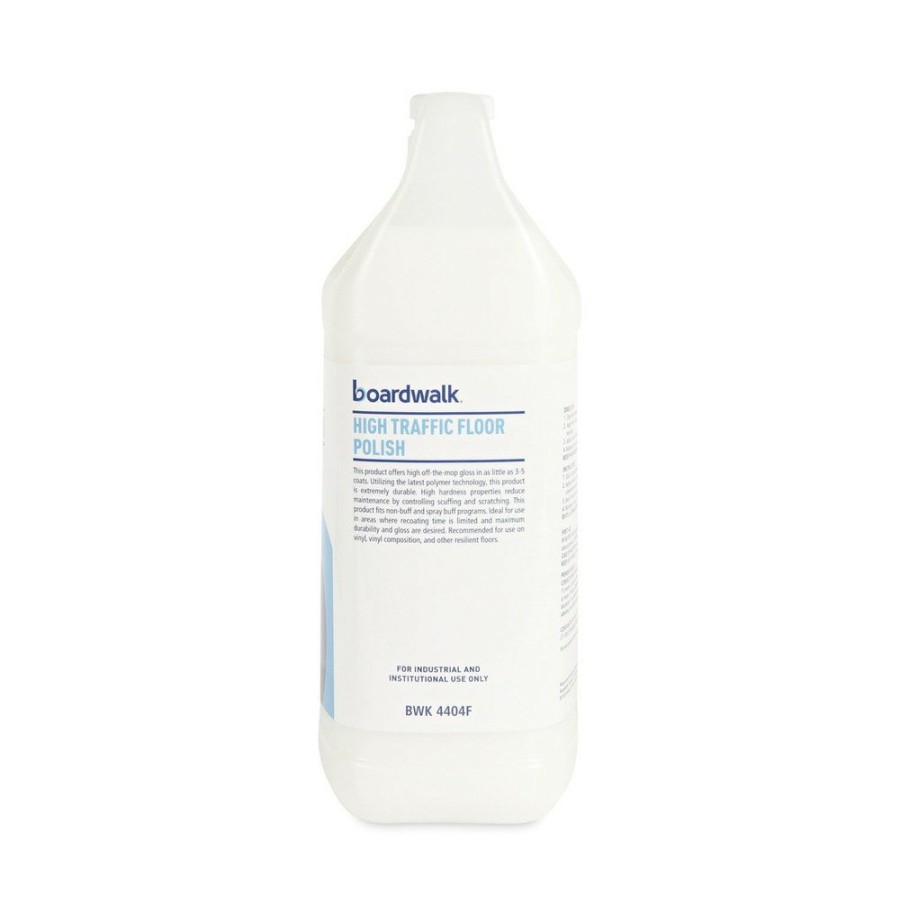 Facility Maintenance & Supplies Boardwalk Cleaners | Boardwalk Bwk4404Fea 1 Gallon Bottle High Traffic Floor Polish