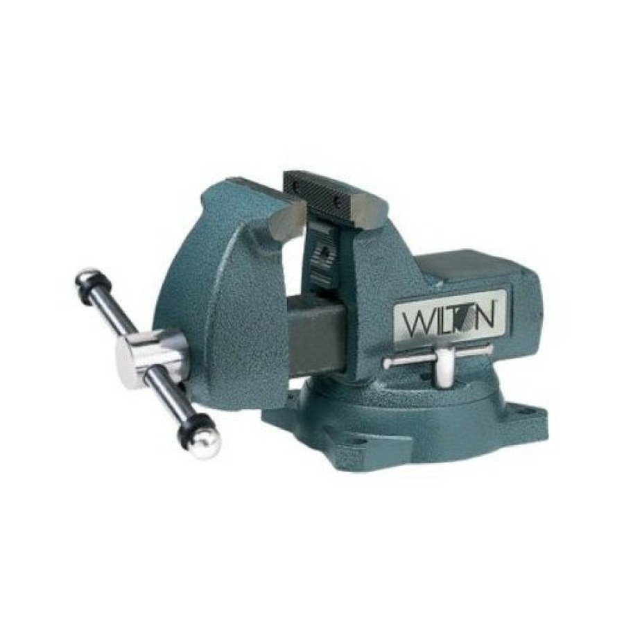 Hand Tools Wilton | Wilton 21300 744, 740 Series Mechanics Vise - Swivel Base, 4 In. Jaw Width, 4-1/2 In. Jaw Opening, 3-7/8 In. Throat Depth