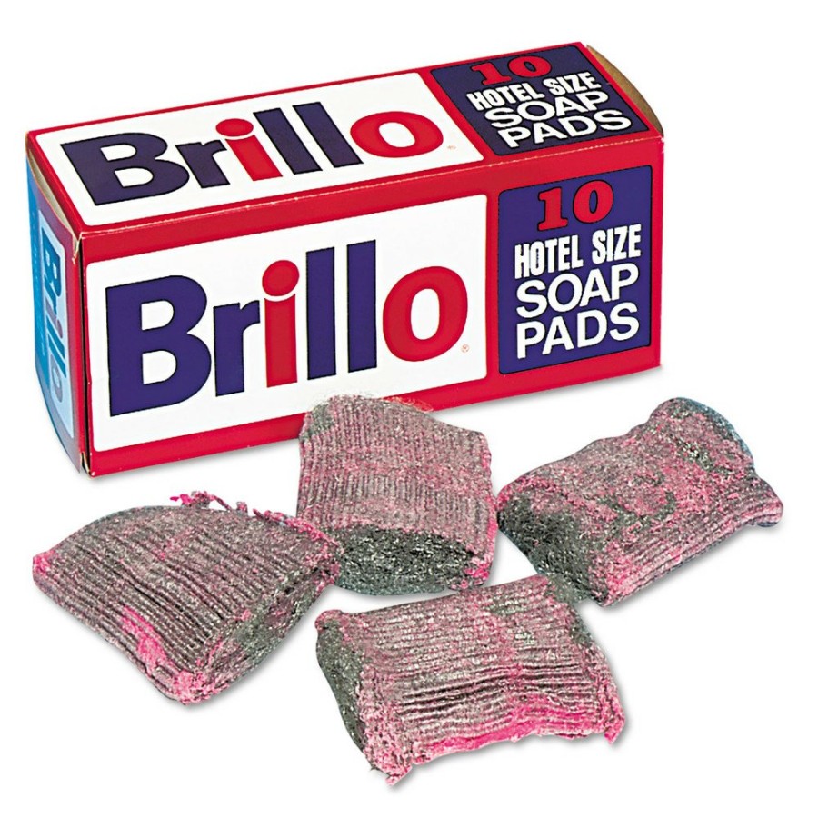 Facility Maintenance & Supplies Brillo Cleaning Tools | Brillo Sp1210Brillo Hotel Size Steel Wool Soap Pads (120/Carton)