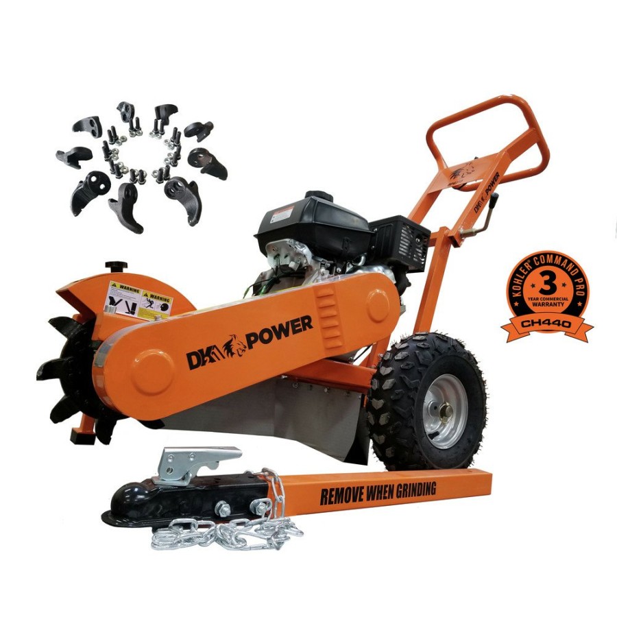 Outdoor Power Tools & Equipment Detail K2 | Detail K2 Opg777 12 In. 14 Hp Stump Grinder With Kohler Ch440 Command Pro Commercial Gas Engine