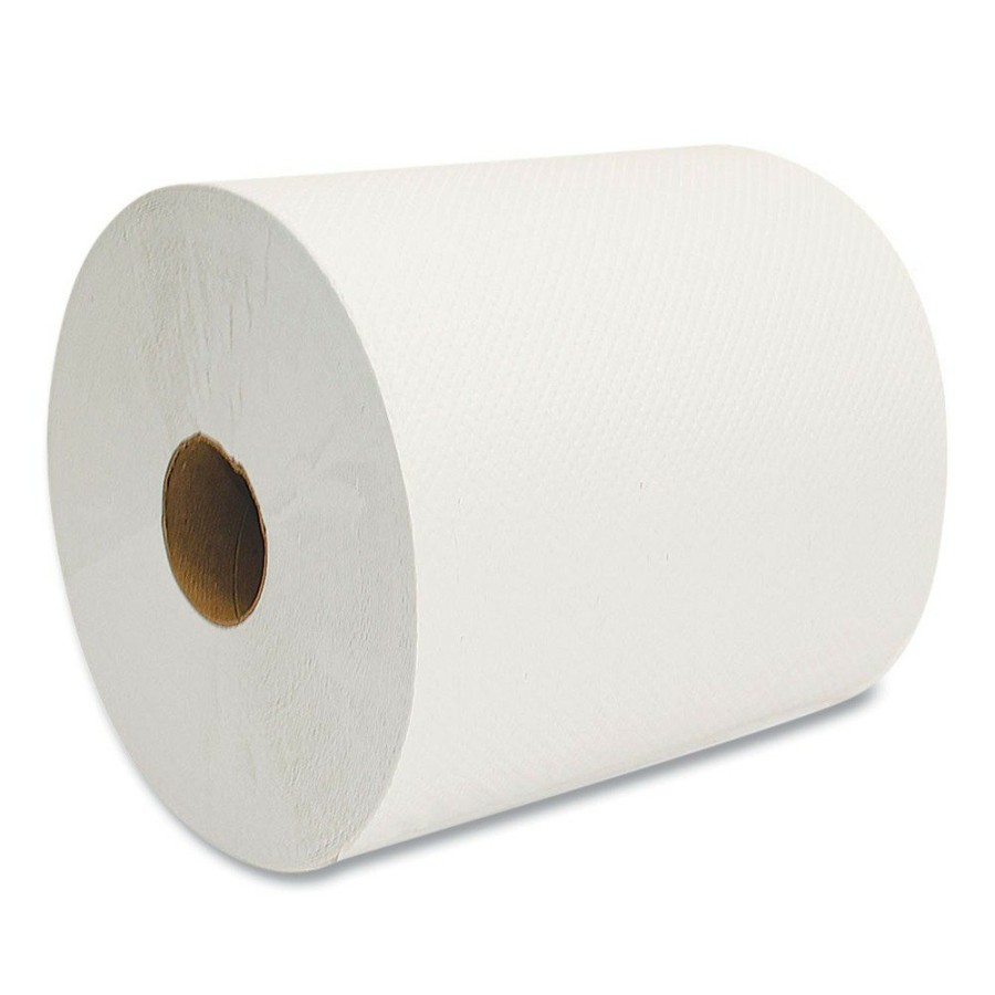 Facility Maintenance & Supplies Morcon Paper | Morcon Paper W6800 Morsoft 8 In. X 800 Ft. 1-Ply Universal Roll Towels - White (6 Rolls/Carton)