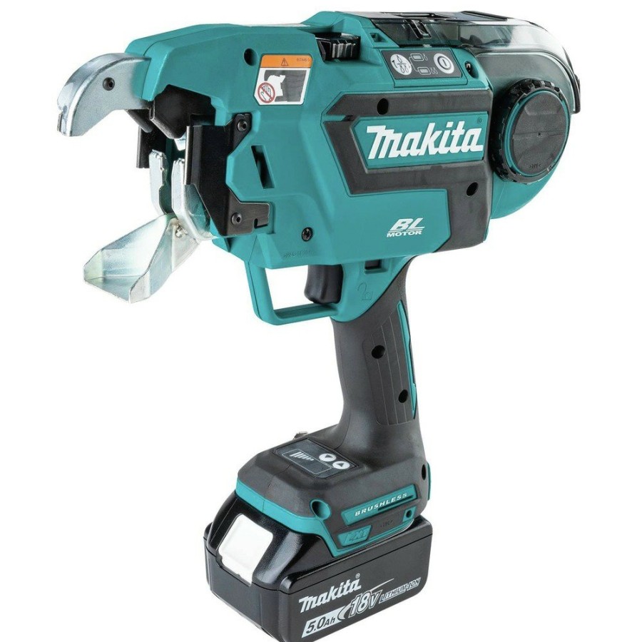 Plumbing And Drain Cleaning Makita | Makita Xrt02Tk 18V Lxt Brushless Lithium-Ion Cordless Deep Capacity Rebar Tying Tool Kit (5 Ah)