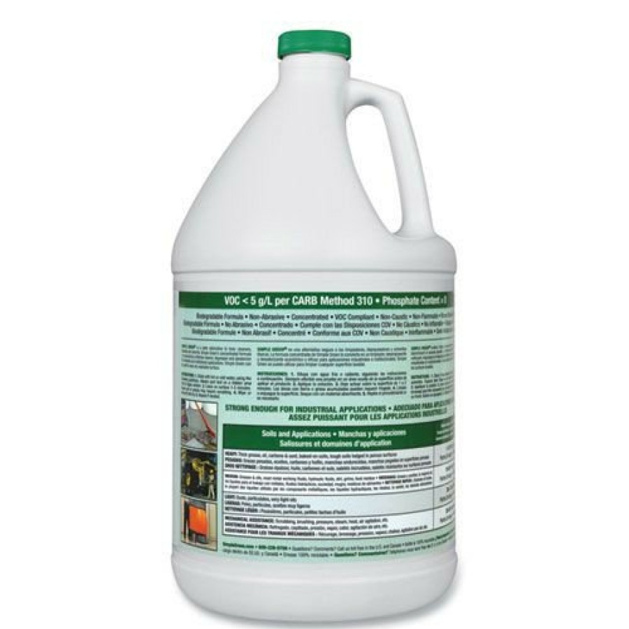 Facility Maintenance & Supplies Simple Green Cleaners | Simple Green 2710200613005 1-Gallon Concentrated Industrial Cleaner And Degreaser (6/Carton)