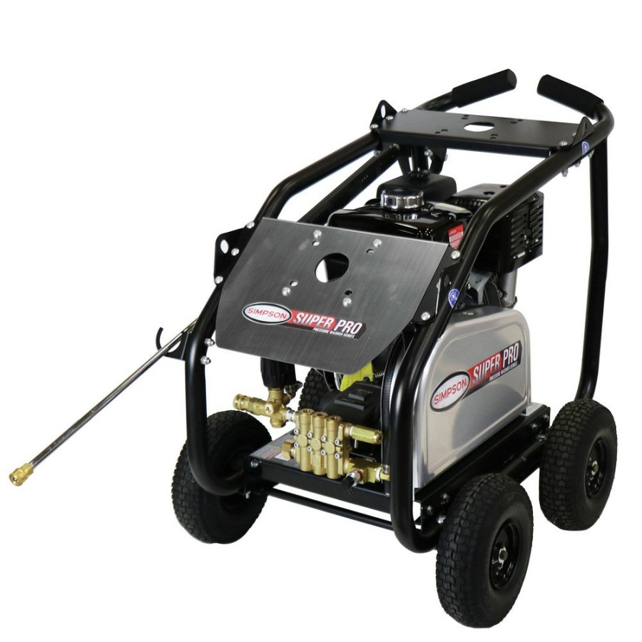 Outdoor Power Tools & Equipment Simpson | Simpson 65209 4200 Psi 4.0 Gpm Belt Drive Medium Roll Cage Professional Gas Pressure Washer With Comet Pump