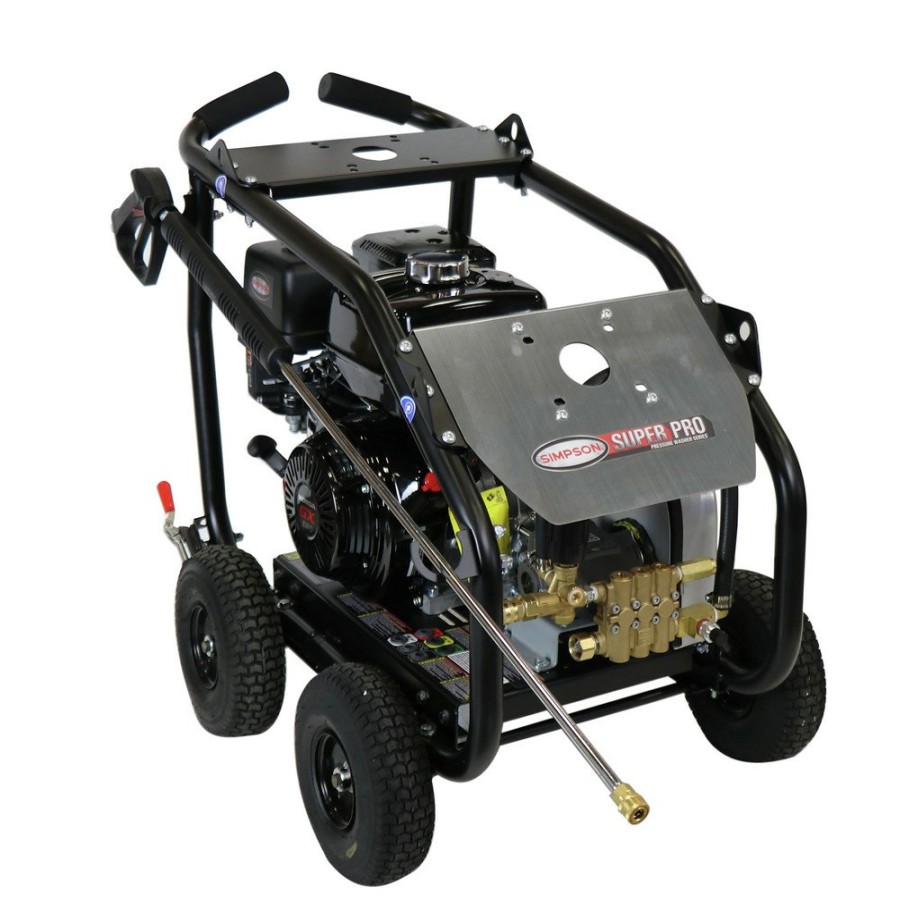 Outdoor Power Tools & Equipment Simpson | Simpson 65209 4200 Psi 4.0 Gpm Belt Drive Medium Roll Cage Professional Gas Pressure Washer With Comet Pump