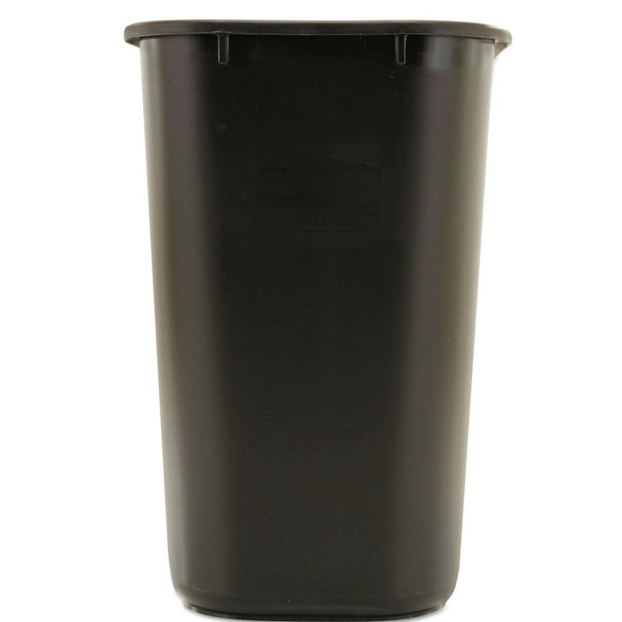 Facility Maintenance & Supplies Rubbermaid Commercial | Rubbermaid Commercial Fg295600Bla 7-Gallon Rectangular Deskside Wastebasket - Black