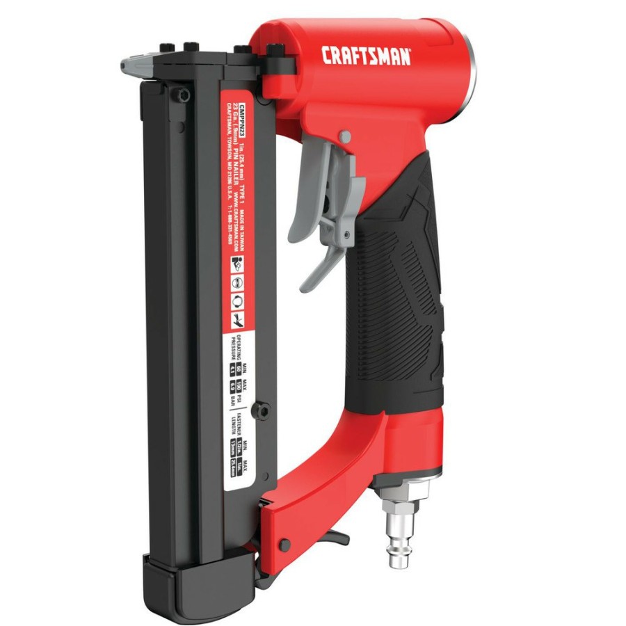 Power Tools Craftsman Nailers | Craftsman Cmppn23 23 Gauge 1/2 In. To 1 In. Pneumatic Pin Nailer