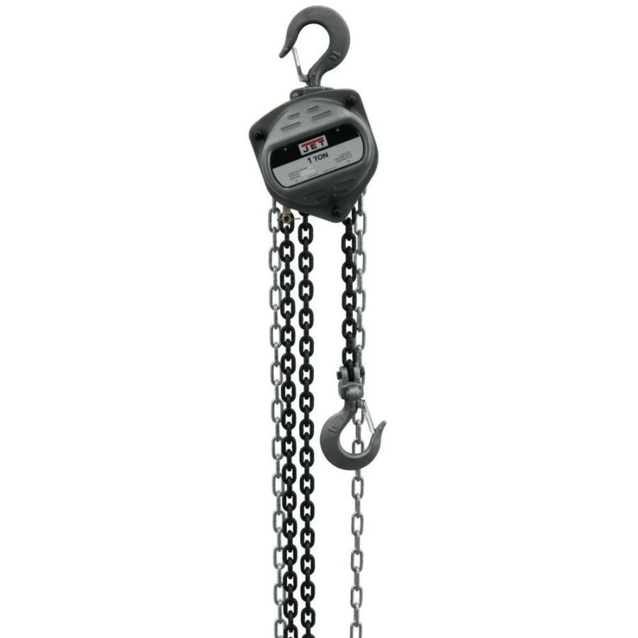 Material Handling JET | Jet S90-100-10 1 Ton Hand Chain Hoist With 10 In. Lift