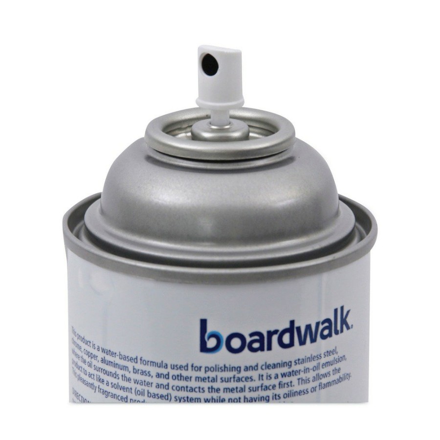 Facility Maintenance & Supplies Boardwalk Cleaners | Boardwalk 1041284 18 Oz. Aerosol Spray Stainless Steel Cleaner And Polish - Lemon