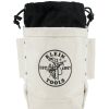 Tool Storage Klein Tools | Klein Tools 5416Tcp 5 In. X 12 In. X 9 In. Extra Tall Top Closing Bolt Canvas Tool Bag - Natural