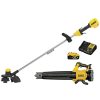 Outdoor Power Tools & Equipment Dewalt | Dewalt Dcko215M1 20V Max Xr Brushless Lithium-Ion Cordless String Trimmer And Blower Combo Kit (4 Ah)